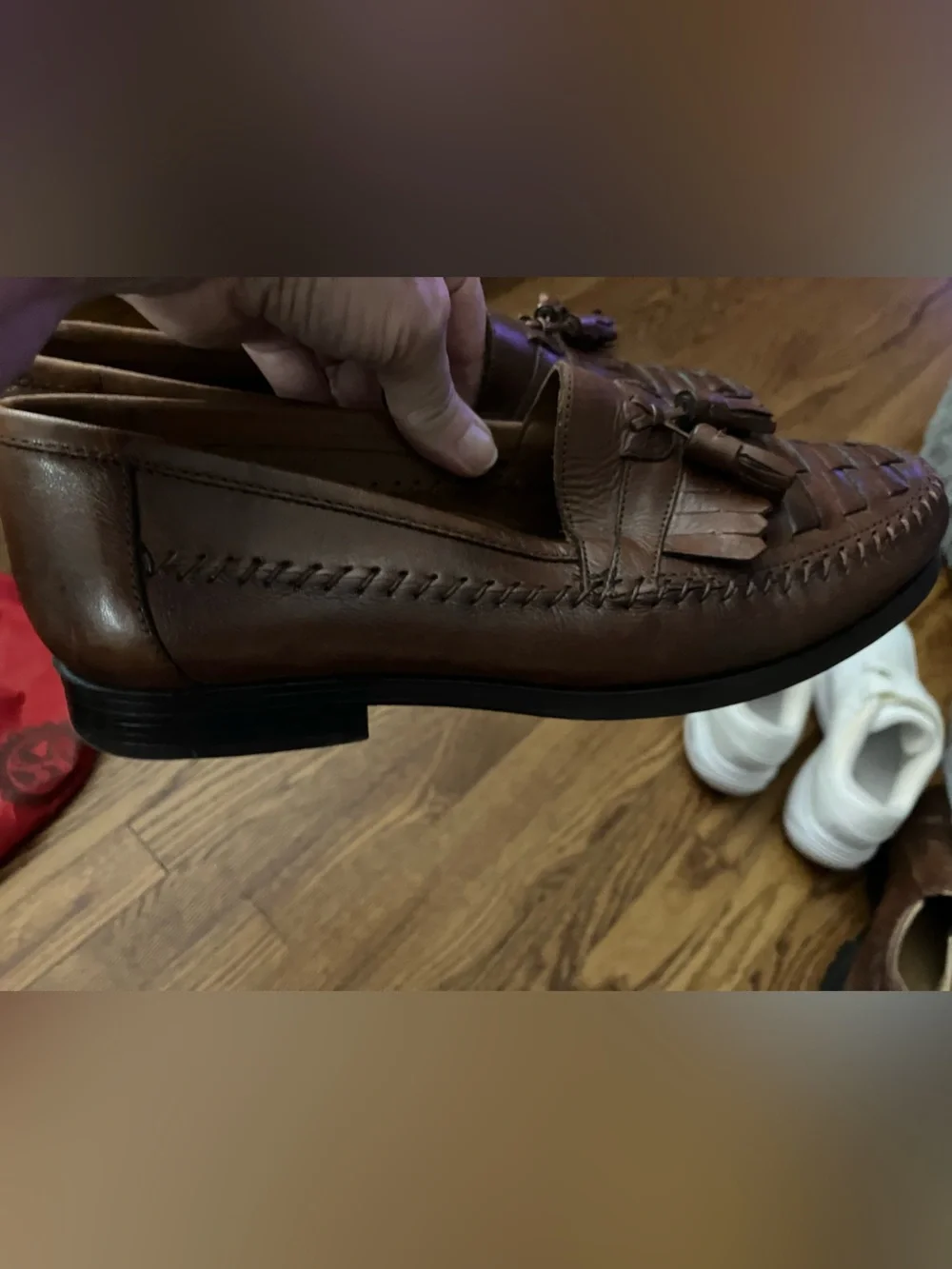 Men’s Sun River Brown Leather Tassel Loafers